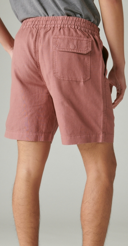 lucky brand men's linen shorts